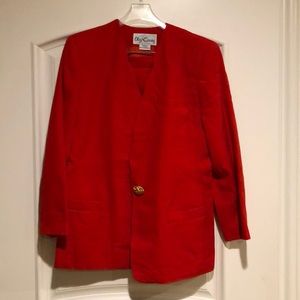 Vintage red suit